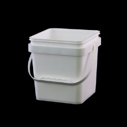 LOGX SQ PAIL & T/E LID 5L WHITE (6900) - 3079761