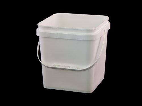LOGX SQ DG PAIL & T/E LID 10L WHITE (6901) - 307976