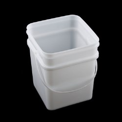LOGX SQ PAIL T/E LID HDPE 15L NATURAL (6902) - 3079763