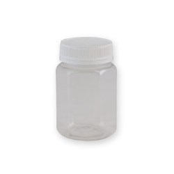 JAR T/TEL 400ML CLR HEX CTN (6321) - 083292