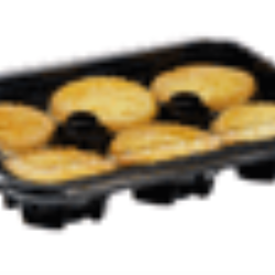 6 PK Custard Tart Container Lid