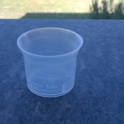 Measuring cup 10 ml, notches 2,5-5-10