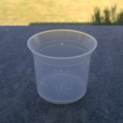 Measuring cup 25 ml, notches 10-25