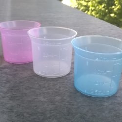 Measuring cup 30 ml, notches 2,5-5-10-15-20-25-30