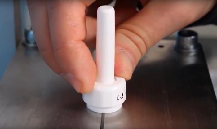 Leak test on Phaba's micro-enema