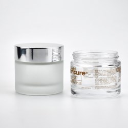 JG-F44-50ml Thick Wall Glass Cosmetic Jar