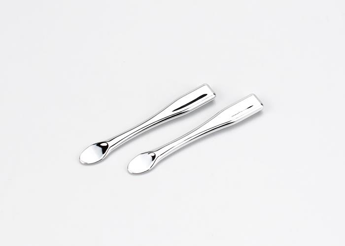 Custom Silver Cosmetic Spatula Spoon (AS-PA-60C)