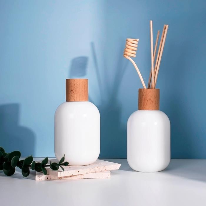 180ml Opal White Glass Diffuser Bottles(AOG-180P)
