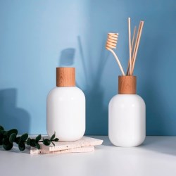 180ml Opal White Glass Diffuser Bottles(AOG-180P)