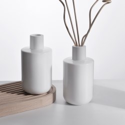 180ml Opal White Glass Diffuser Bottles(AOG-180AH)