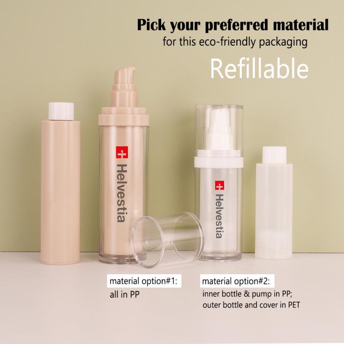 100% Recycled 30ml 50ml Natural Eco-Friendly Biodegradable