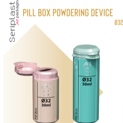 Ø32 Pill Box Powdering Devices (30ml and 50ml)