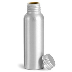 80 ml Aluminum Bottles w/ Lined Aluminum Caps