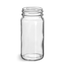 100 ml Glass Bottles, Clear Glass Spice Bottles
