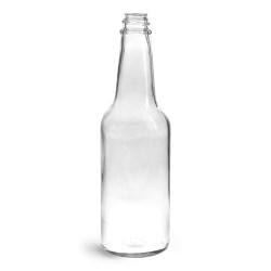 10 oz Clear Glass Woozy Bottles