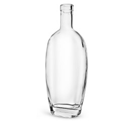 750 ml Clear Glass Westside Bar Top Bottles (Bulk)