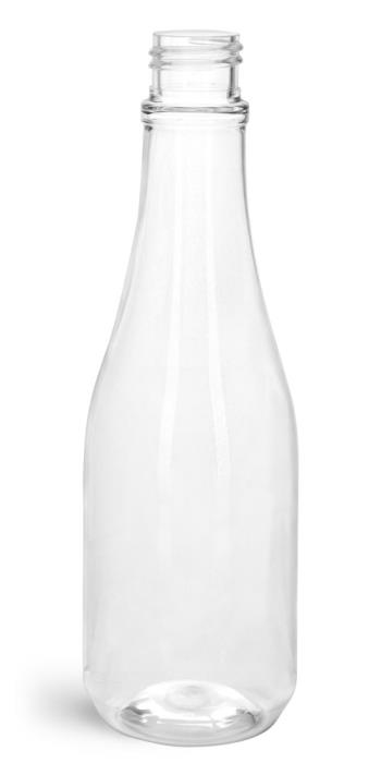 8 oz Clear PET Woozy Bottles