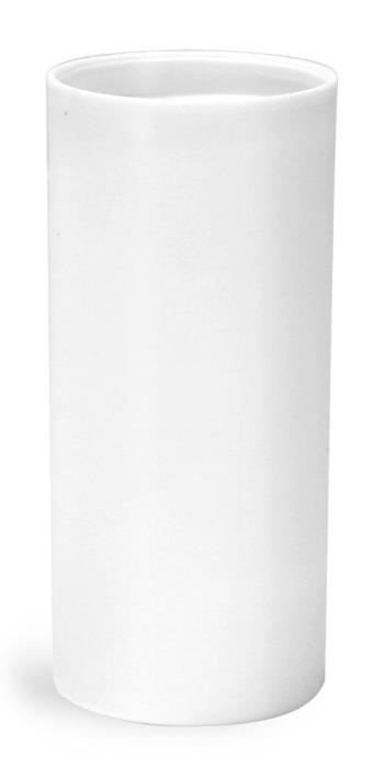 30 ml Plastic Bottles, White Polypropylene Airless Pump Bottles (Bulk), Pumps & Caps NOT Included
