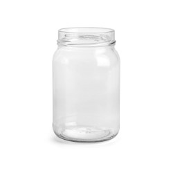 16.5 oz Clear Glass Wide Mouth Jars (Bulk), Caps NOT Included