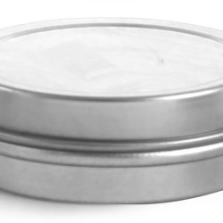 1/2 oz Flat Metal Tins w/ Rolled Edge Covers