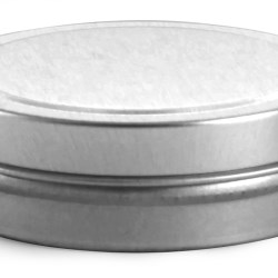 1 oz * Flat Metal Tins w/ Rolled Edge Covers