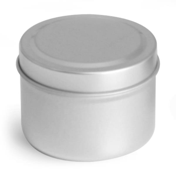 2 oz * Deep Metal Tins w/ Rolled Edge Covers
