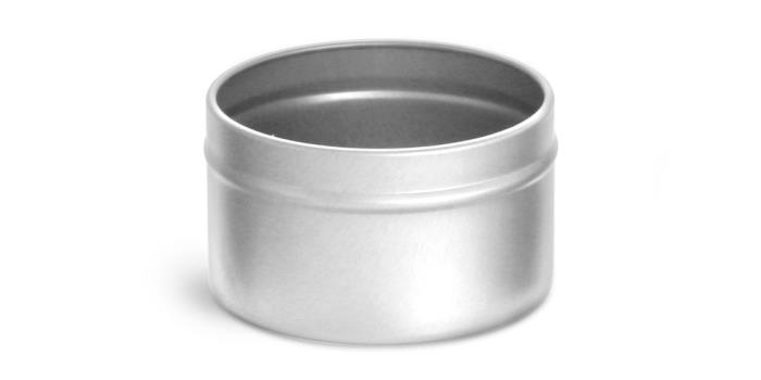 6 oz Deep Metal Tin Bottoms (Bulk, No Covers)