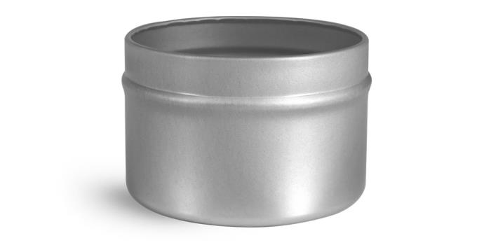 4 oz Footed Candle Tins (Bulk), Tops NOT Included