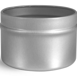 4 oz Footed Candle Tins (Bulk), Tops NOT Included