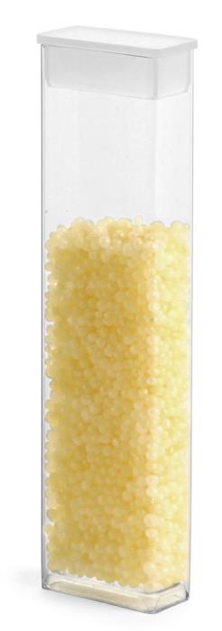 25 ml Clear PET Rectangular Tubes w/ Natural Plugs