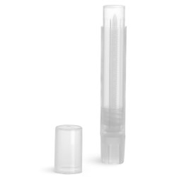 .07 oz Natural Slim Line Lip Balm Tubes w/ Caps