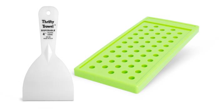 .07 oz Slim Line Tube Tray, Tubes NOT Included Lip Balm Filling Tray for Slim Line Lip Balm Tubes