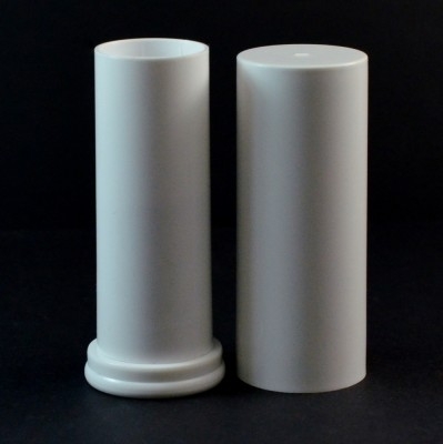 .63 oz White Large Lip Balm Container, 3.15 Tall with Cap - #880_3710638401