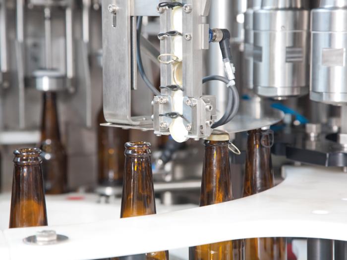 Capping of the bottles