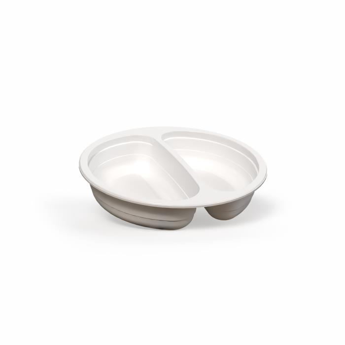 Tray Ø180 mm 312+248 ml - 2 compartments - 7312