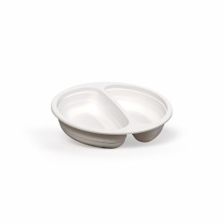 Tray Ø180 mm 312+248 ml - 2 compartments - 7312