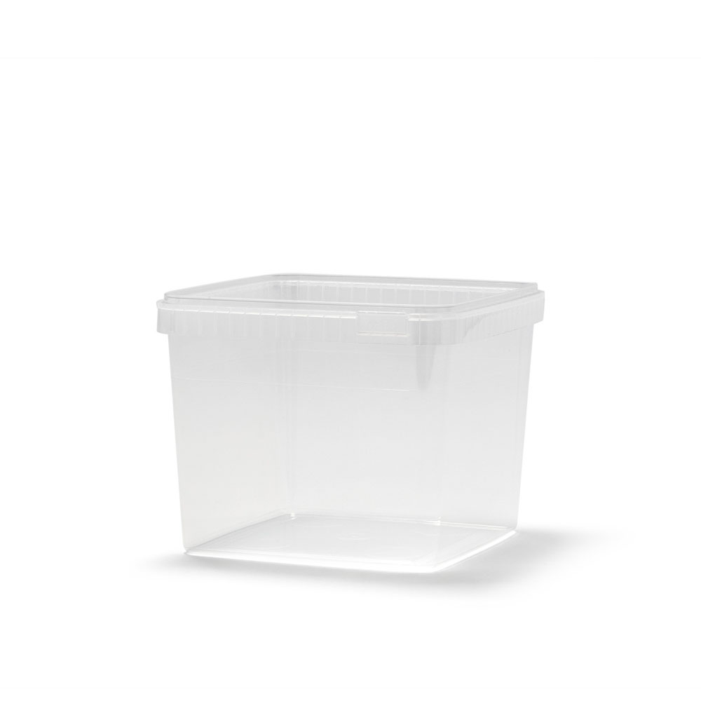 T8X8136UPTRCP - UniPak 136 oz Tamper Evident Square Container