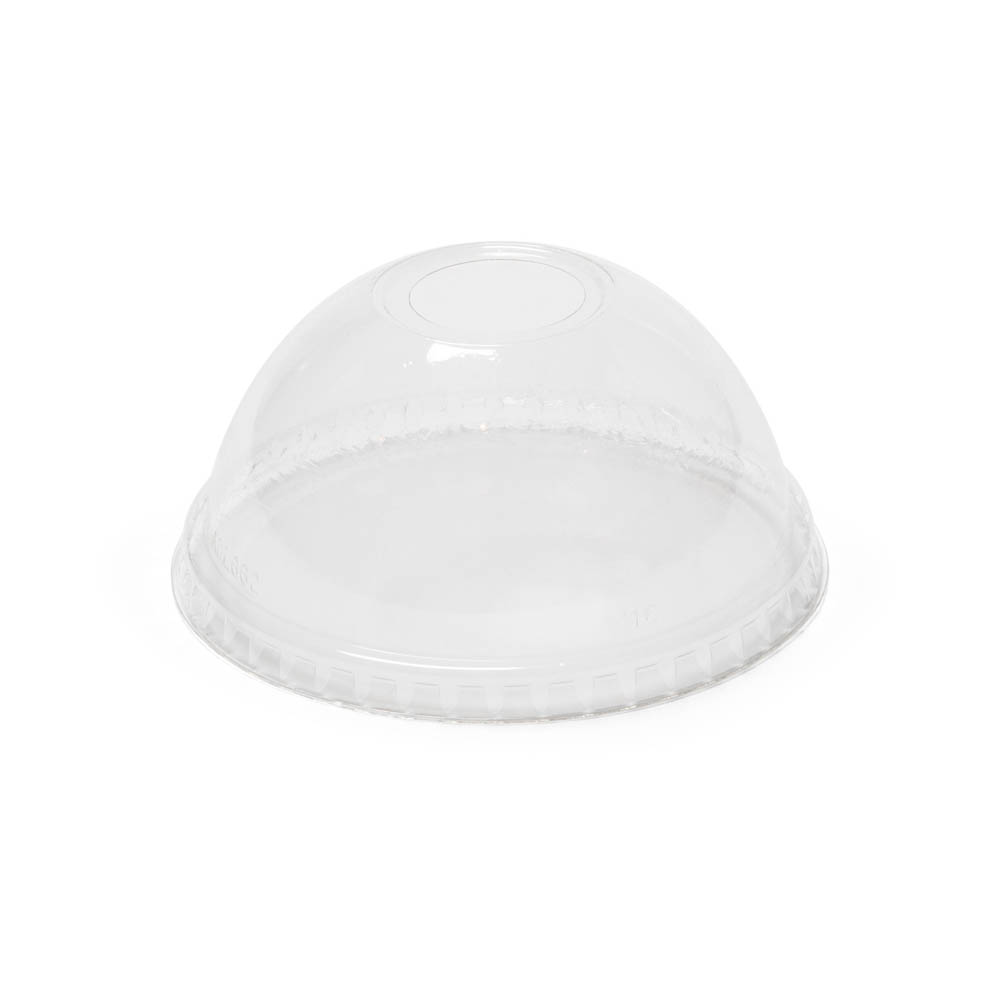 311 PET Dome Lid with 1" Hole - DLTI311PETDOME