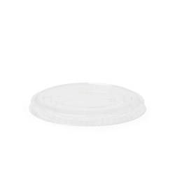314 Flat No Straw Slot Lid  - DLTI314PET