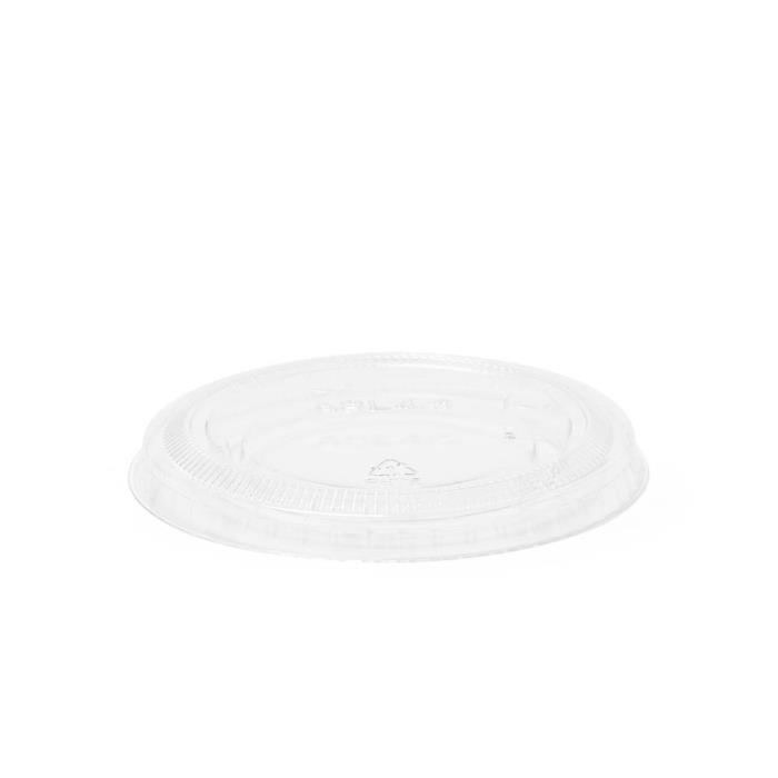 3.25 - 5.5 oz Clear PET Lid - DLTI215