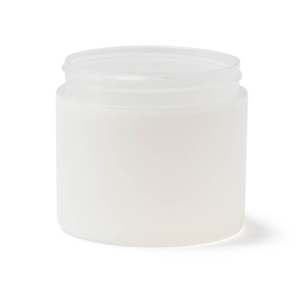 3oz Double Wall Straight Base In Mold Frosted Jar PP/PS - JDW0363SIPS