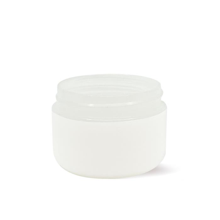.75oz Double Wall Round Base In-Mold Frosted Jar PP/PS - JDW0C53RIPS