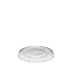 301 PET Flat Lid with Straw Slot DLIT301SSPET