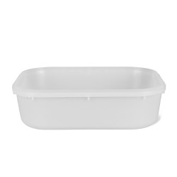 T8X11101TR - 3 L Rectangular Tamper Evident Container