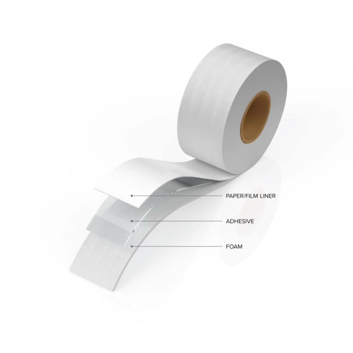 Polyken 2916P Single-Coated Medical Foam Tape (1/16")
