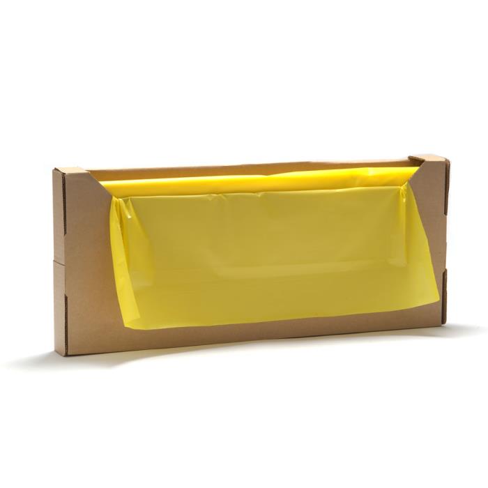 Apron, Light Weight, Soft Embossed Poly 28" x 34", 1.31 Mil, Flat-Pack, Over the Shoulder