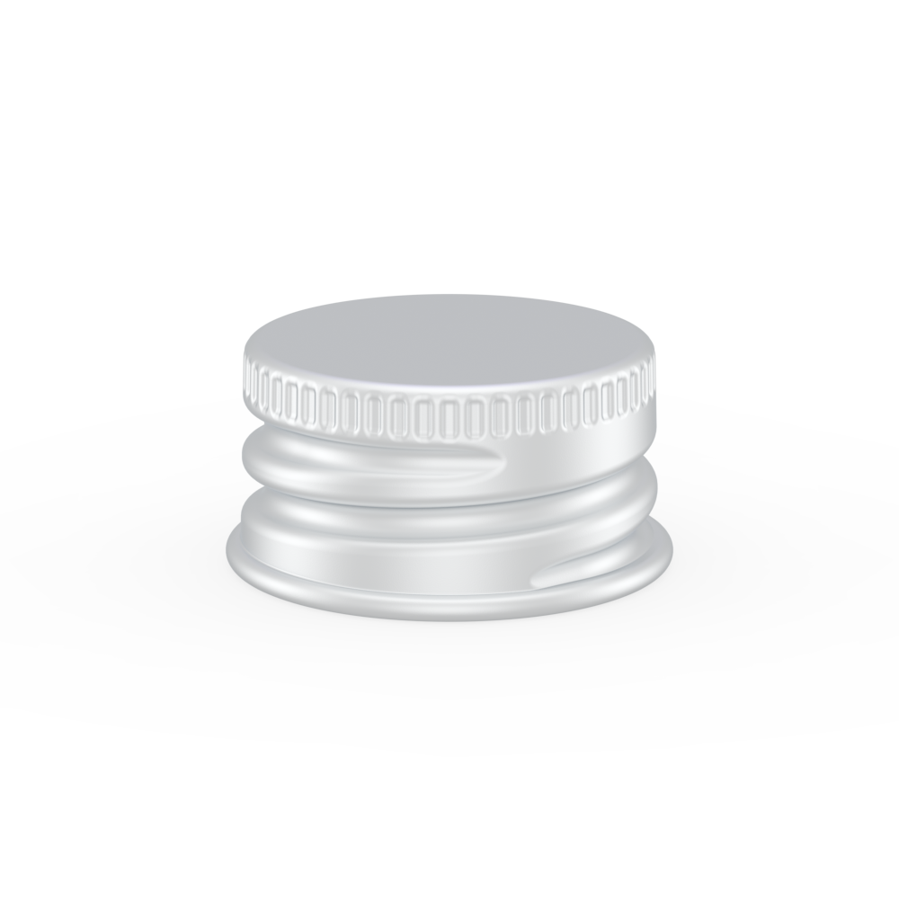 20/410 Ribbed Metal Cap