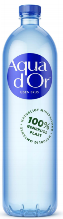 Danone brand Aqua d’Or launches the 1st bottle in Denmark made of 100% recycled PET
