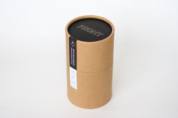 FRONT Uses Custom Paper Tubes as Coffee Packaging