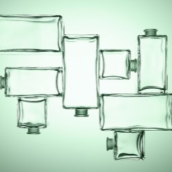 Cubique fragrance bottle
